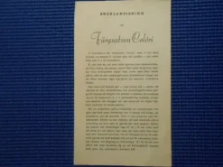 Tradera Bruksanvisning till färgsatsen Colori Norrländska fotocentralen^ Övrig Optisk Utrustning