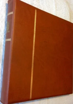 Tradera Brun Visirpärm med 31 svarta blad 2:or> Tillbehör