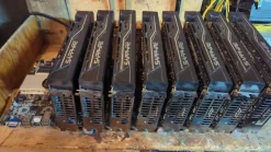 Tradera BTC-T37 miner moderkort samt 8st Radeon RX470 4G Mining GPUer> Övrigt Datorer & Tillbehör