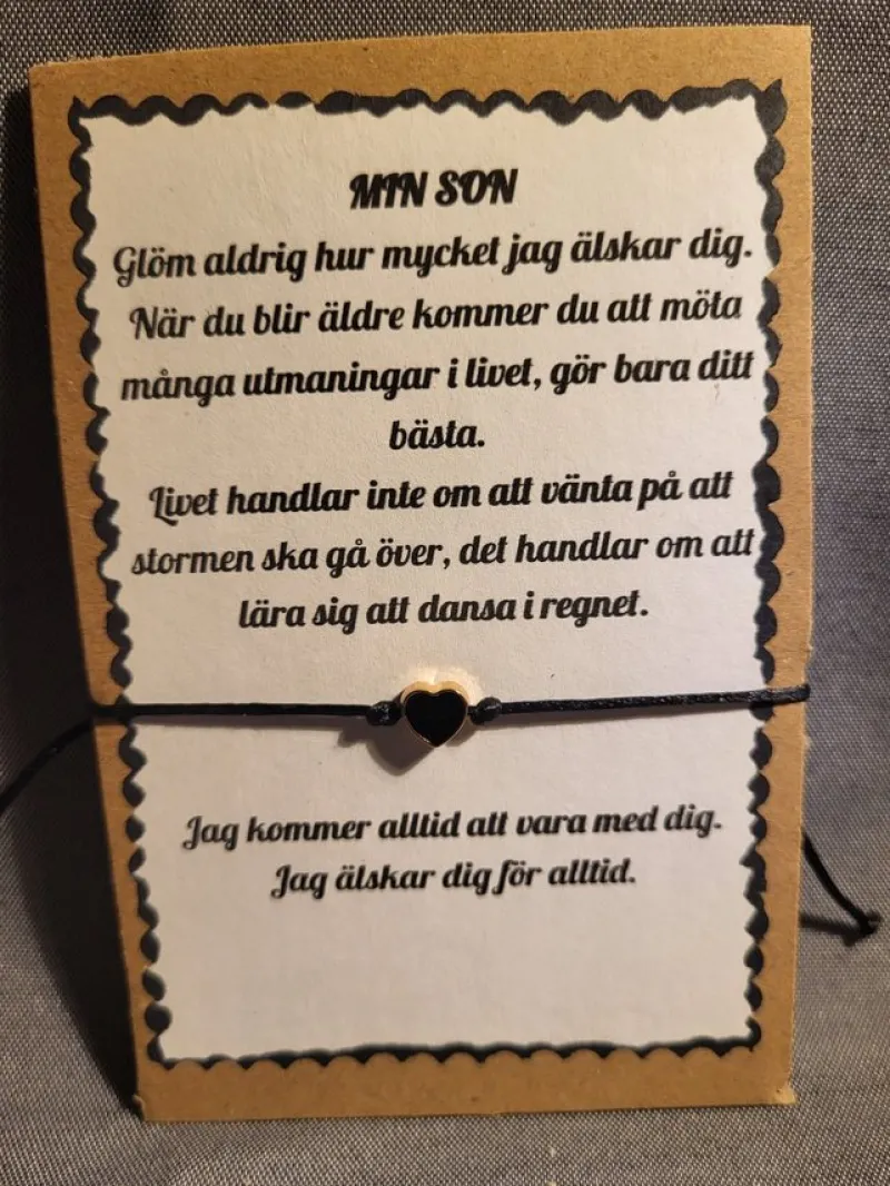 Tradera Budskapsarmband^ Smycken
