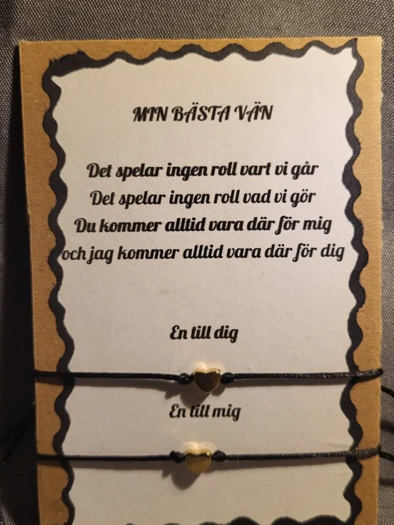 Tradera Budskapsarmband^ Smycken