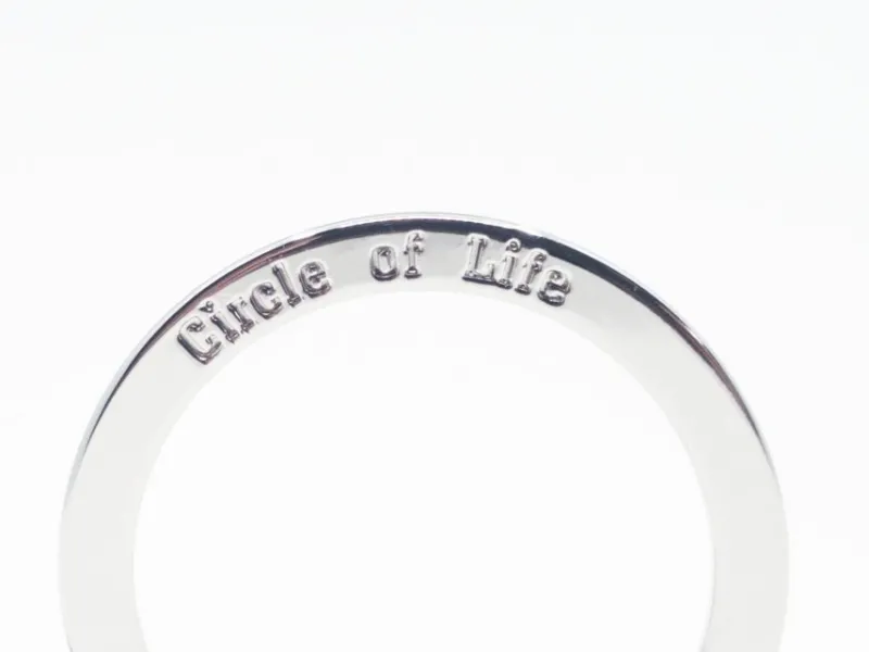 Tradera Budskapsring Antiksilver 48 mm 3 st/förp.^ Smyckestillverkning