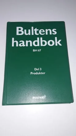 Tradera Bultens handbok BH 67 - Del 3 Produkter> Övriga Böcker & Tidningar