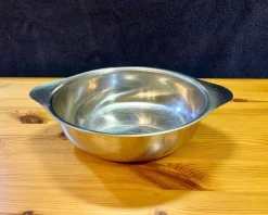 Tradera Militära Samlarsaker<Bunke, Rostfritt stål, Tre Kronor, GENSE