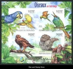 Tradera Burundi | Mi 2575-2578 B | Postfriskt sammantryck | Kv 115:-^ Afrika