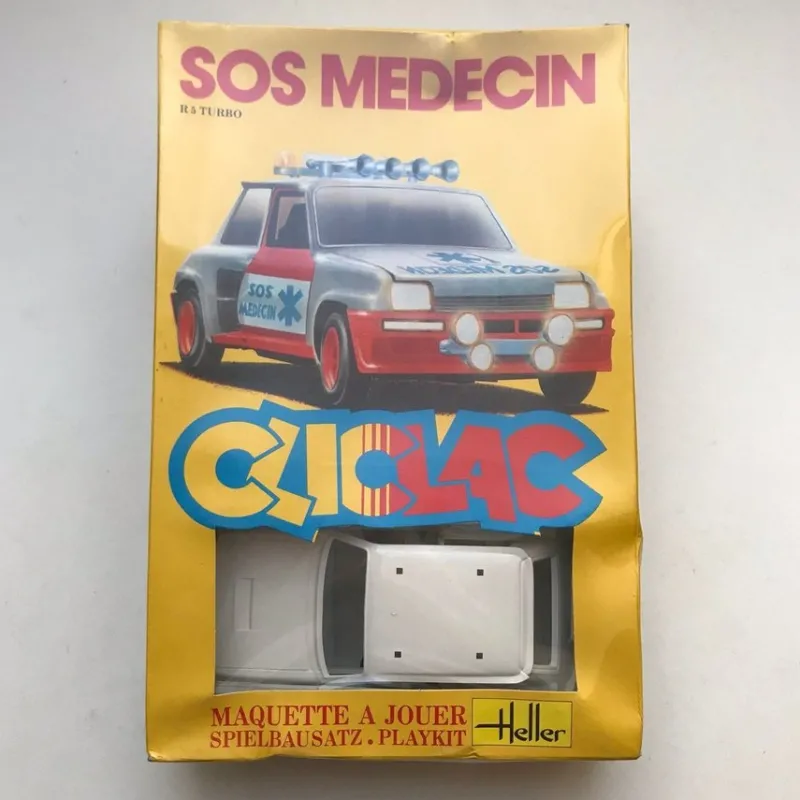 Tradera Byggmodell Heller vintage oöppnad - Cliclac SOS Medecin R5 Turbo^ Plastbyggsatser