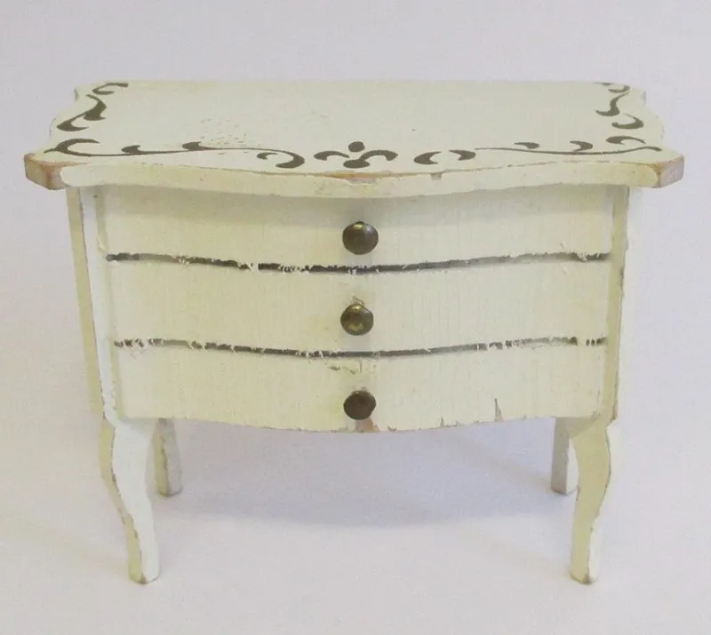 Tradera Byrå till dockskåp, Lundby från 1960-talet> Dockskåp & Dockor