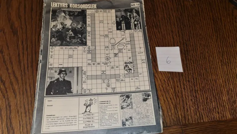 Tradera Ca 65 st gamla korsord från Lektyr och Fib Aktuellt> Korsord & Korsordsrelaterat