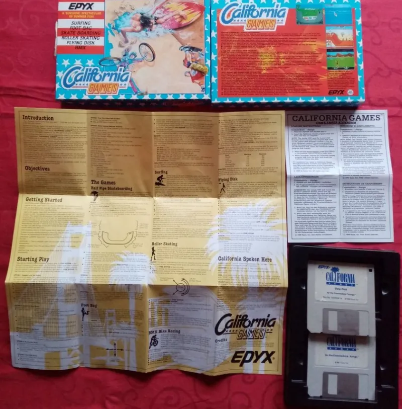 Tradera California Games (US Gold - Epyx) Amiga> Datorer