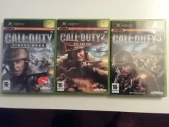 Tradera Xbox<Call of Duty 1, 2 & 3 Xbox Original Kompletta.