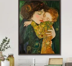 Tradera Canvas Poster Mor Barn 40x30^ Posters