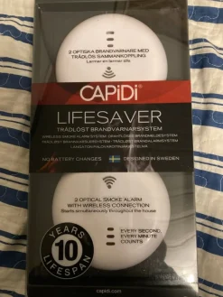 Tradera Capidi Lifesaver Trådlöst Brandvarnar System^ Övrigt Hem & Hushåll