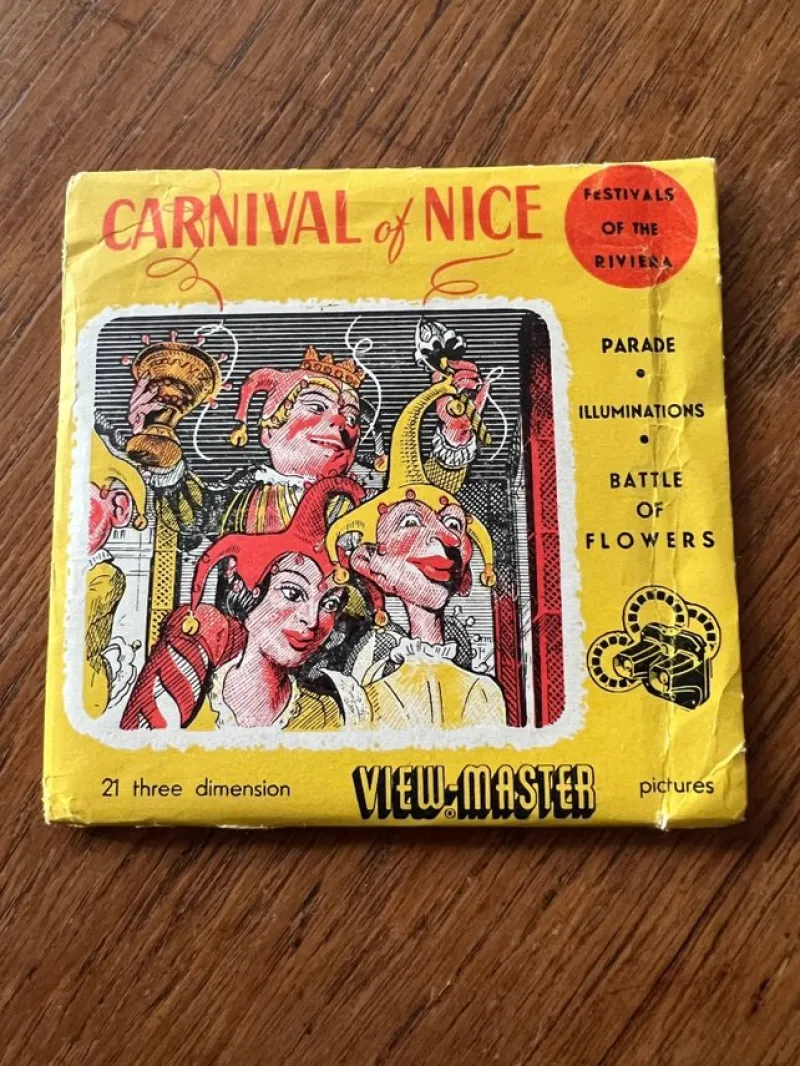 Tradera Carnival of Nice View-Master stereobilder^ Miniatyroptica