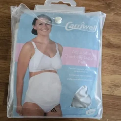 Tradera Carriwell vit övermagstödsbälte, storlek L/XL^ Mammakläder