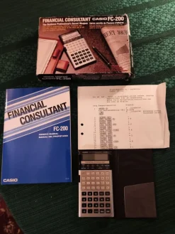 Tradera Casio FC-200 Financial Consultant^ Övrig Hemelektronik