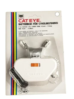 Tradera Cykel<Cat Eye Batteribox för cykelbelysning Made in Japan