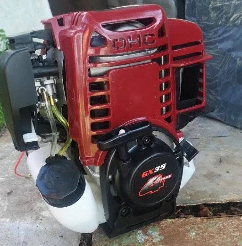 Tradera Trädgårdsredskap<35,8cc 1.2HP 4-takt luftkyld encylindrig bensinmotor,2600-2800rpm,1L bränsletank