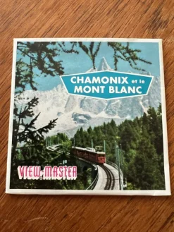 Tradera Chamonix Mont Blanc, View-Master stereobilder^ Miniatyroptica
