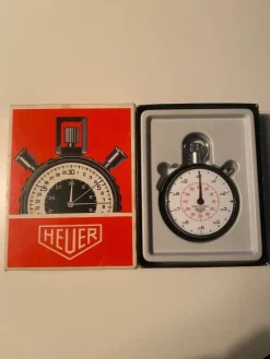 Tradera Chrono Heuer Timme Decimal.^ Tidtagarur