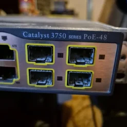 Tradera Cisco catalyst 3750 Series PoE-48 WS-C3750-48PS-S> Nätverk & Tillbehör