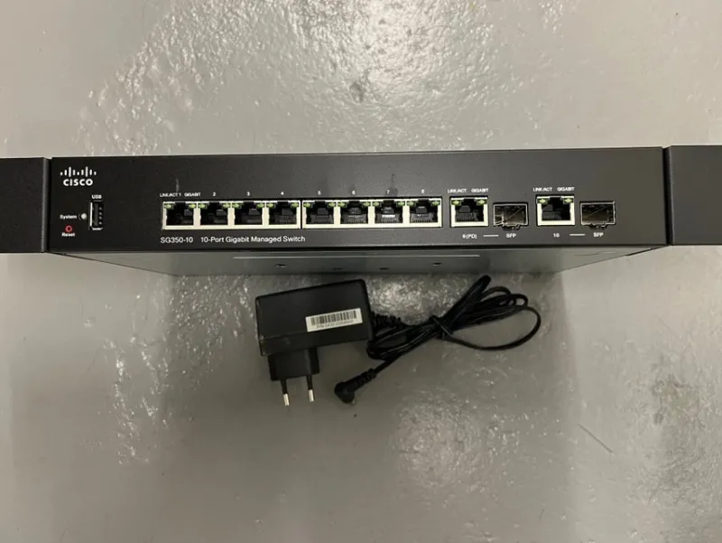 Tradera Cisco switch SG350-10> Nätverk & Tillbehör