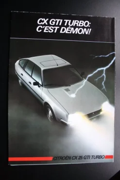 Tradera Citroën CX 25 GTI Turbo Broschyr, Frankrike> Fordonslitteratur