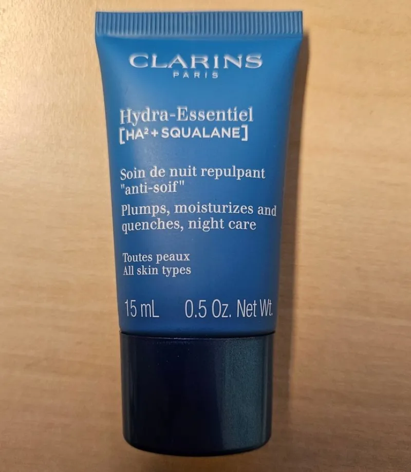 Tradera Ansiktsvård<CLARINS HYDRA-ESSENTIEL NIGHT CARE CREAM 15 ML - NY/OANVÄND/OÖPPNAD!