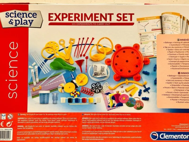 Tradera Clementoni Science & Play Experiment Set - 101 Experiment helt nytt> Experimentlådor & Vetenskap