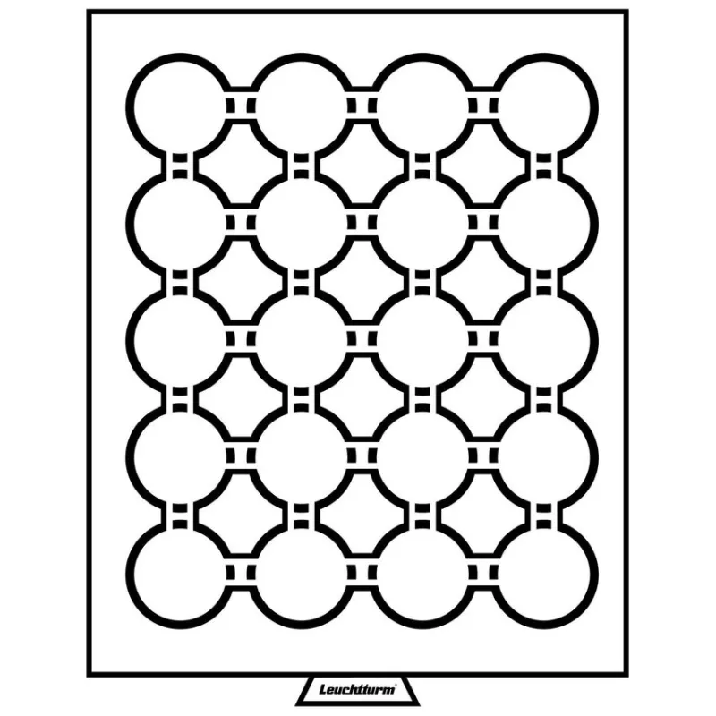 Tradera coin box 20 compartments for GRIPS 39, smoke coloured^ Övrigt Mynt & Sedlar