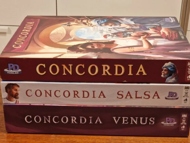 Tradera Concordia - Bas Spelet + Salsa + Venus + Balearica / Cyprus^ Bräd- & Sällskapsspel