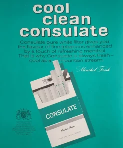 Tradera Tobakiana<CONSULATE - Cool Clean Consulate (reklamannons) från 1966