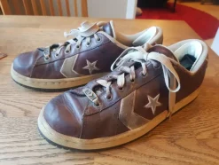 Tradera Herrskor<Converse - läder - brun - st 45