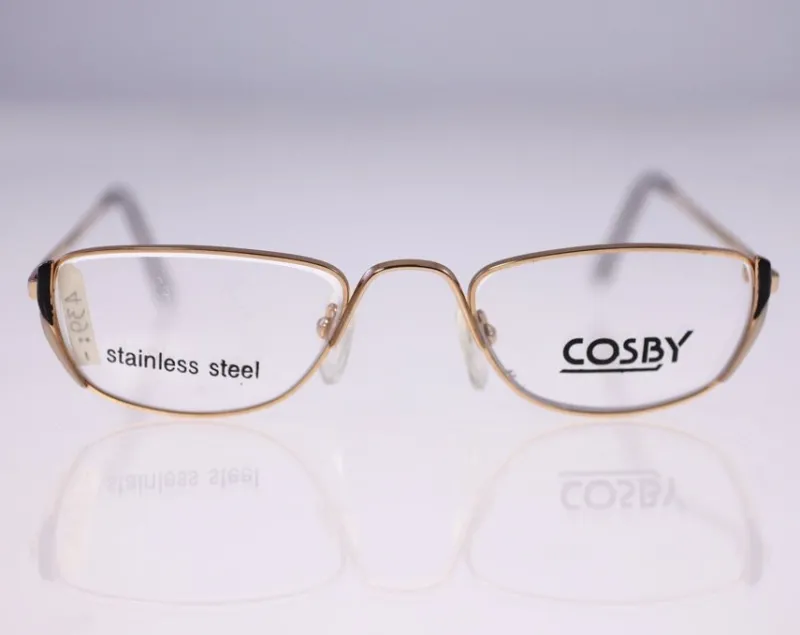 Tradera Cosby 4732 stainless steel ladies gold-tone eyeglasses-original clear lenses> Glasögon & Tillbehör