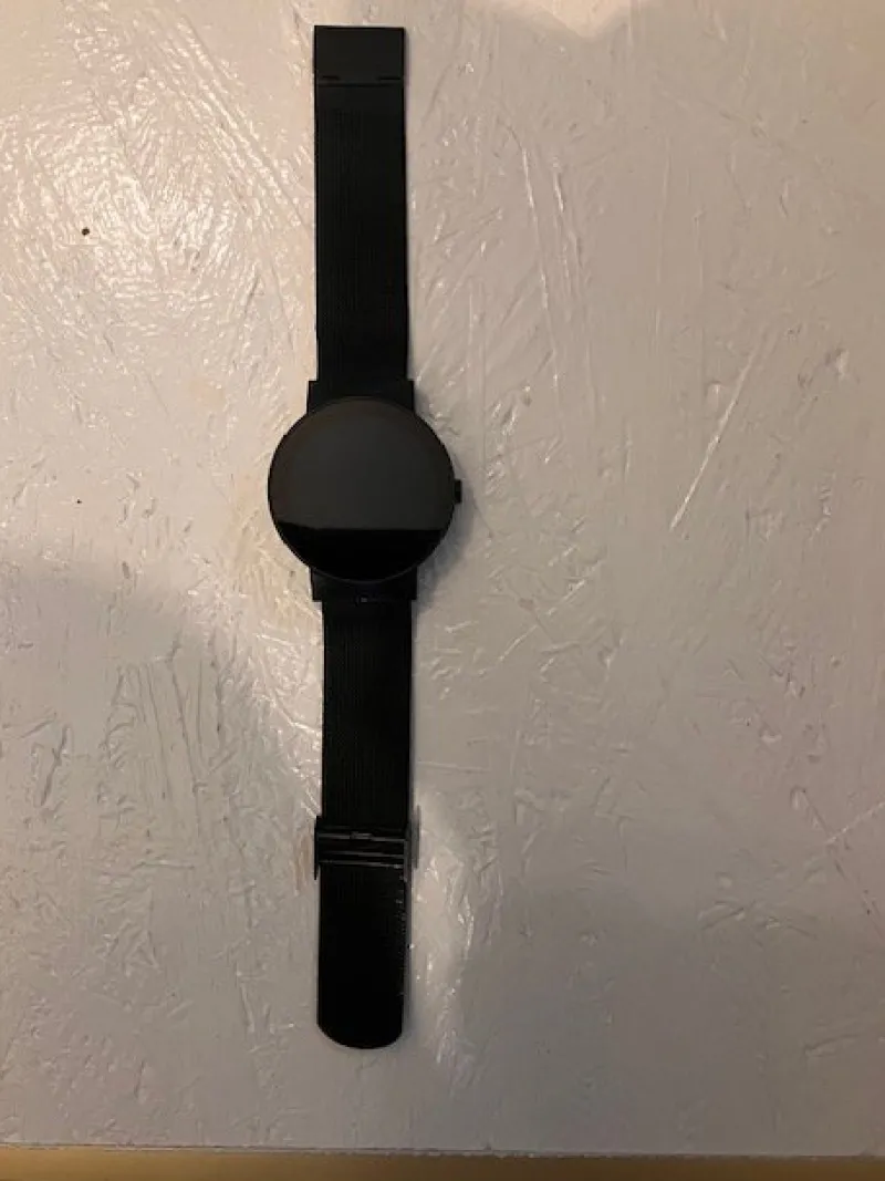 Tradera Smartwatches<CoWatch Smartwatch - Zwart Metalen Band