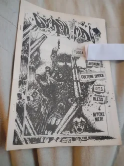 Tradera Crash Mag #7-1989 [Fanzine/Tidning] avskum, d.t.s., punk^ Musiktidningar & Litteratur