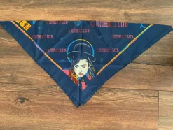 Tradera Culture Club / Boy George mörkblå bandana> Huvudbonader