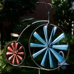 Tradera Lek & Spel<Cyckel Oldtimer Wind Game / Vindsnurra / Vindspel / Hochrad / Windspiele