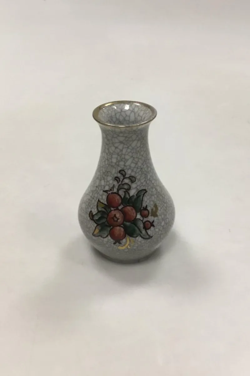 Tradera Dahl Jensen Lille Krakelè vase No 37> Antikviteter