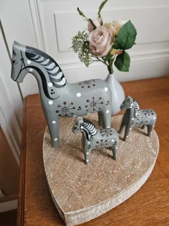 Tradera Dala Horses - Original John Gudmunds Rättvik 1960s - 1970s^ Dalahästar