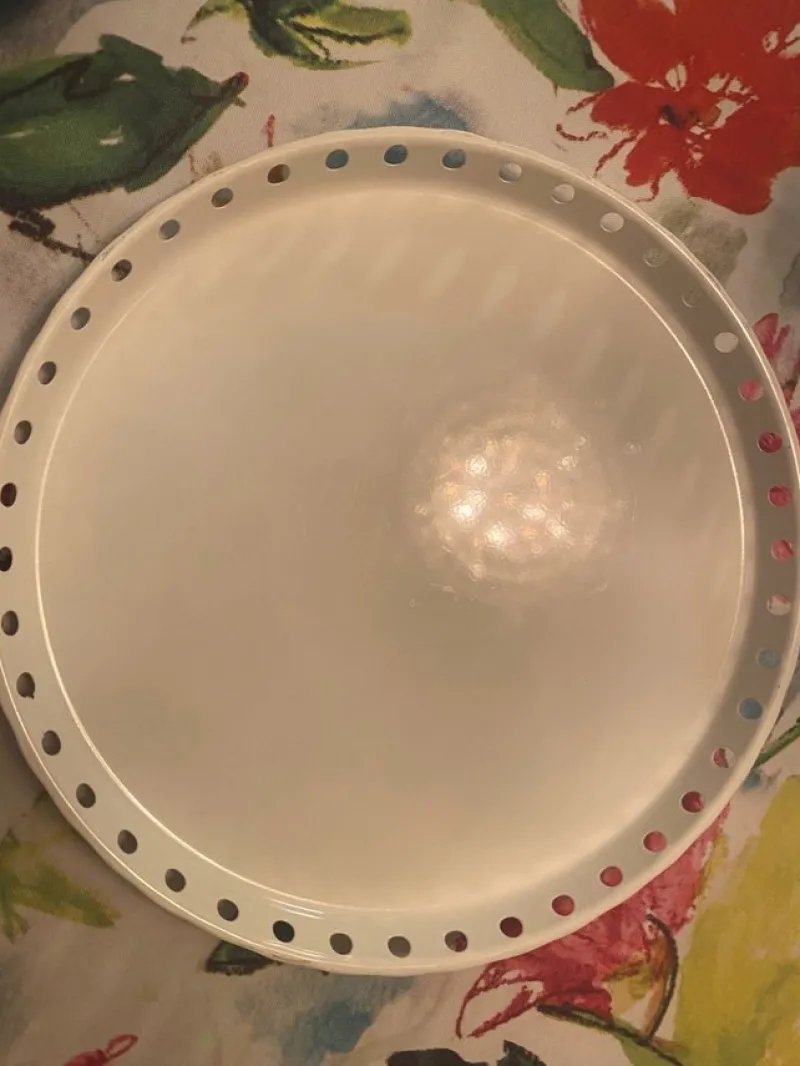 Tradera Dala Sweden bricka i vit plåt^ Inredningsdetaljer