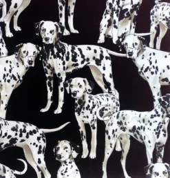 Tradera Dalmatiner, hundar. Grytlappar. Hand- o välsydda, stora. Designtyg. Bra kvalitet^ Inredning & Hushåll