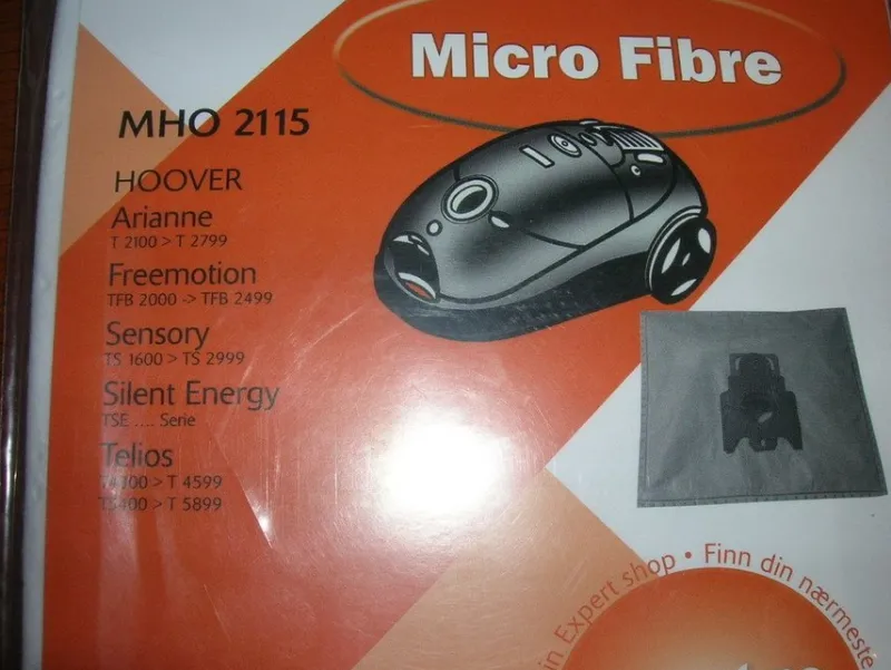 Tradera Dammsugarpåsar 2115 Hoover 2-pack ( 10 st påsar)^ Hushållsmaskiner
