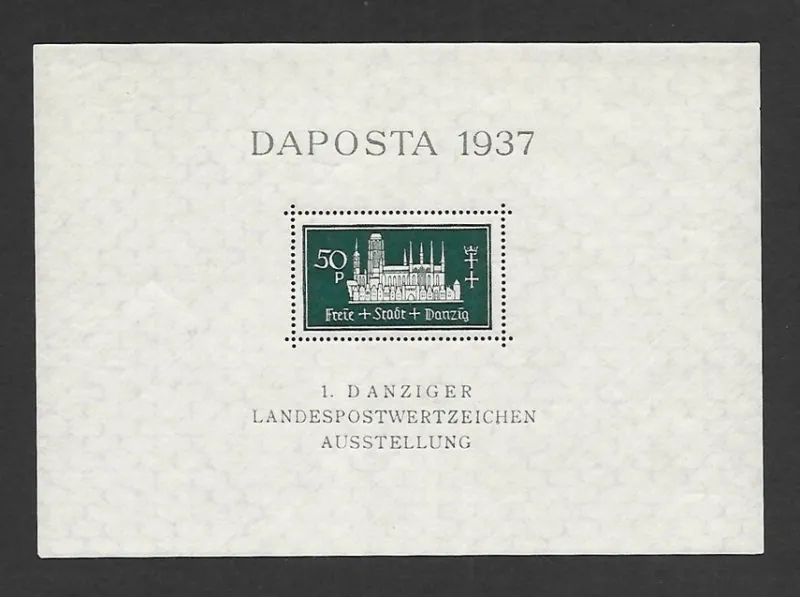 Tradera Danzig block 1 postfriskt^ Europa