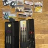Tradera Dart<Dartset Harrows med extra shafts och flights
