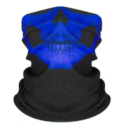 Tradera Dödskallemask - Blå - Paintball - Scarf - Bandana - Halsduk^ Maskeradkläder