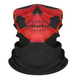 Tradera Dödskallemask - Röd - Paintball - Scarf - Bandana - Halsduk^ Maskeradkläder