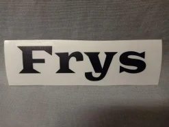 Tradera Klistermärken & Stickers<Dekal med texten