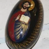 Tradera DEKORATIVT MÅLAT RYSKT ÄGG.> Ikoner & Religiösa Föremål