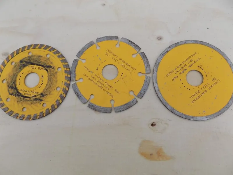 Tradera Diamant skärdisk 110x22mm. 3 st> Verktyg