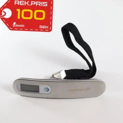 Tradera Digital Bagagevåg – Rostfritt Stål, LCD-display, upp till 50 kg^ Resetillbehör